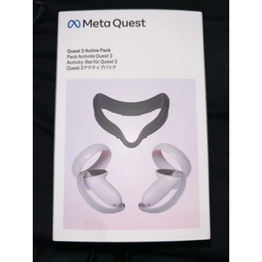 Meta Quest 2 Active Pack Knuckle Wrist Straps Facial Interface VR Fitness - New